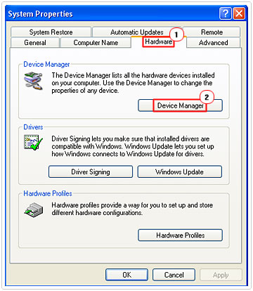 Device Manager Hardware