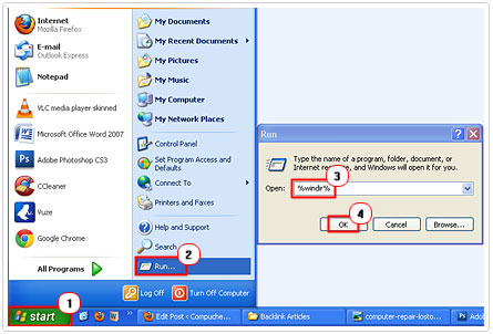 Open Windows Directory