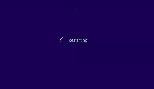 Windows Restarting
