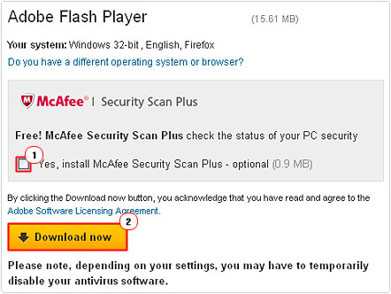 flash player download