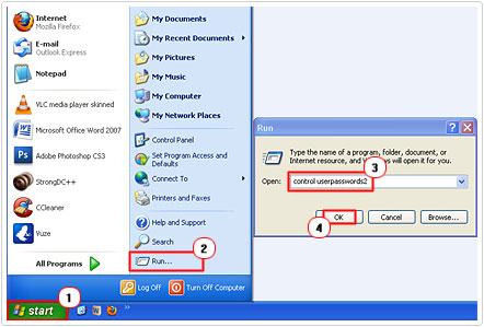 Access control userpasswords2