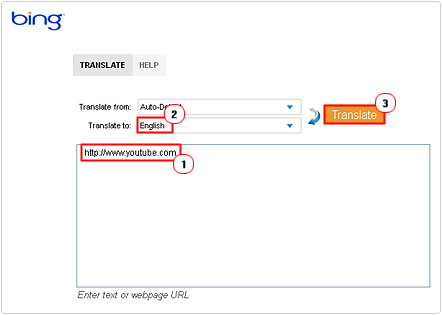 use bing translator