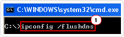 ipconfig /flushdns command