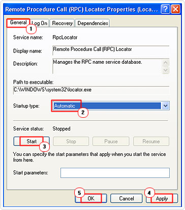 How To Start Rpc Service