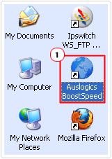 click on boostspeed icon open boostspeed