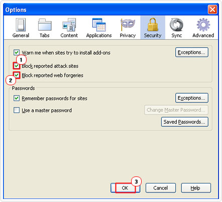 enable filtering on firefox for how to prevent phishing