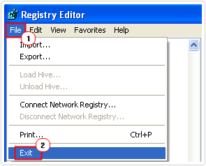 close registry editor to fix runtime error 13