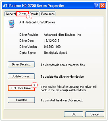 Revert to old device drivers