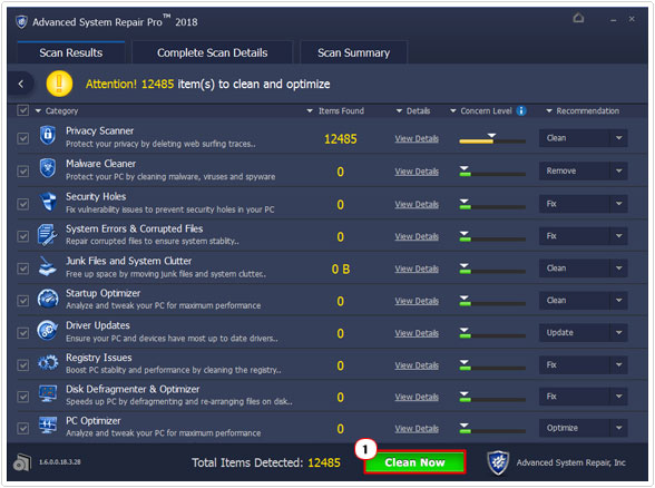 finished scan -> clean now