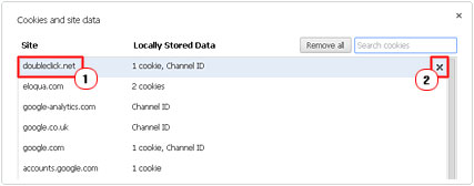 Delete Individual Cookies