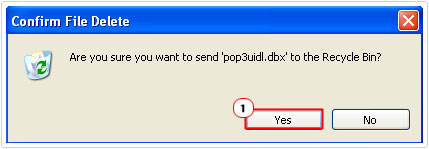 Confirm Deletion of pop3uidl File