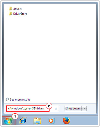 Access Windows Driver Folder