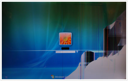 Damaged Monitor
