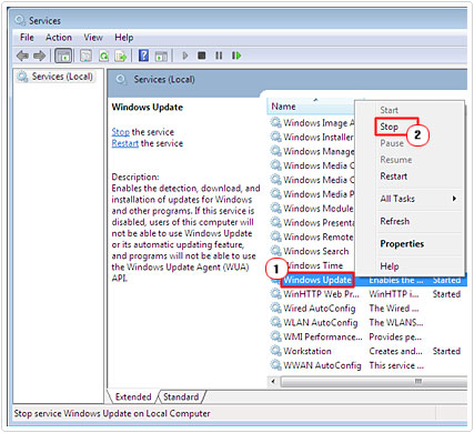 Stop Windows Update