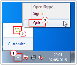 Stop Skype 