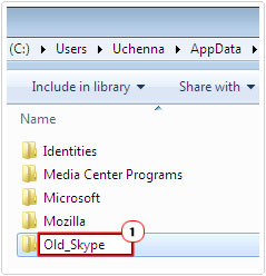 Rename Skype to Old_Skype