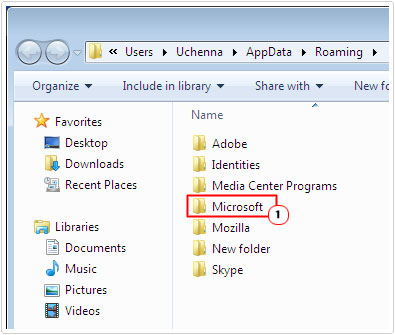 Open Microsoft Folder