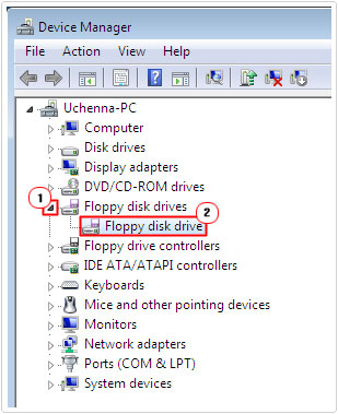 select device in device manager