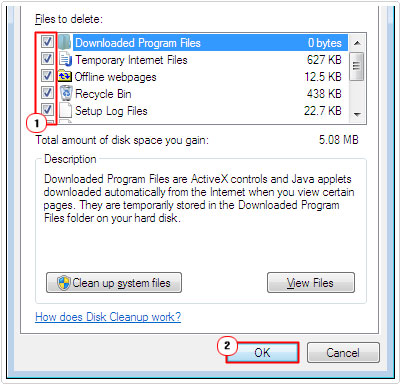 Select Files and Delete to fix Kernel_Data_Inpage_Error