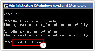 chkdsk /f /r -> Enter to fix UNMOUNTABLE_BOOT_VOLUME