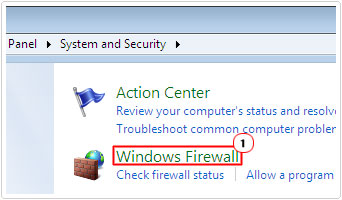 Start Windows Firewall