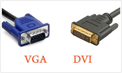 DVI and VGA Cable Types