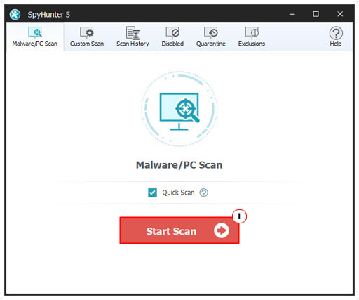 malware scan in spyhunter 5
