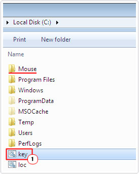 key.bat -> unlock folder for How to Lock a Folder