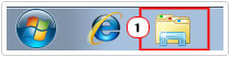 Click on Windows Explorer Icon