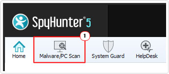 spyhunter -> malware/pc scan