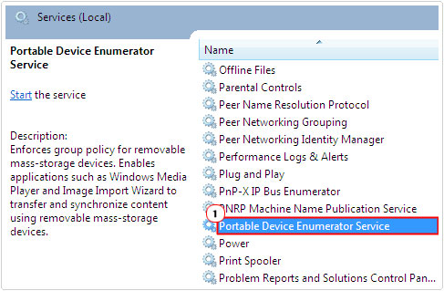open Portable Device Enumerator Service