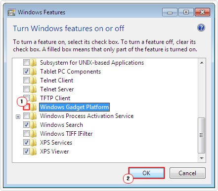 windows features -> Windows Gadget Platform -> un-tick -> ok to fix sidebar.exe crash