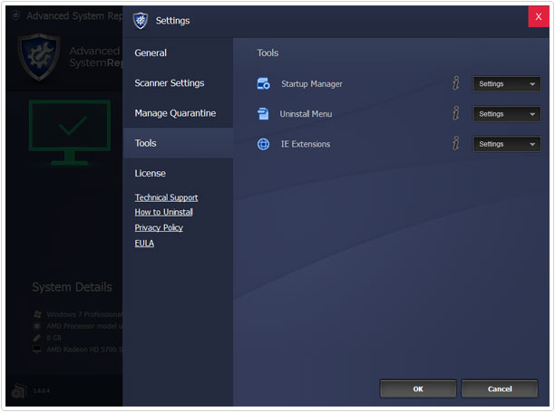 Advanced System Repair Pro Review -> features