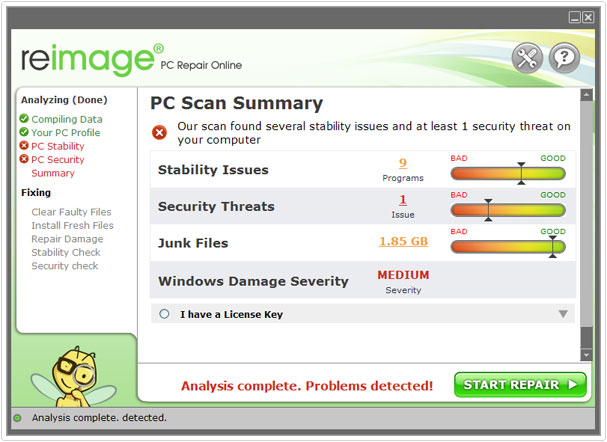 reimage pc scan summary - reimage review