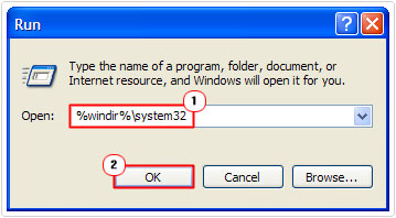 paste file in system32 folder