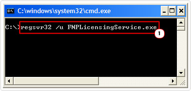 cmd -> regsvr32 /u FNPLicensingService.exe -> enter