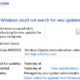 Repairing Windows Update Error 800B0001