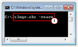 command prompt -> slmgr.vbs