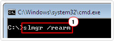 cmd -> slmgr /rearm