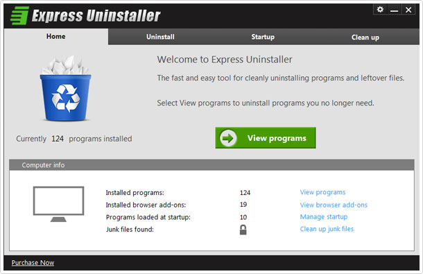 main menu express uninstaller