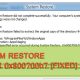 System Restore Failed 0x800700b7 – How to Fix It