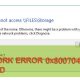 Repairing Windows Network Error 0x800704cf
