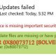 Fixing Windows Update Error 0x80073712