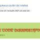 How to Fix Error Code 0x800f081f