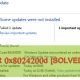 Repairing Windows Update Error 0x8024200d