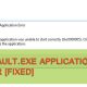 Fixing the WerFault.exe Application Error