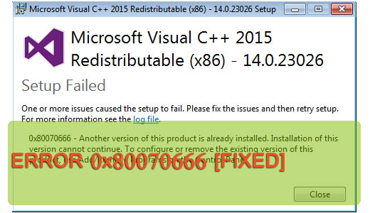 Fixing Error 0x While Installing Microsoft Visual C