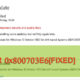 Fixing Windows Update Error 0x800703E6