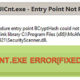 How to Repair McUICnt.exe – Entry Point Not Found