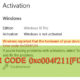 How to Fix Windows Activation Error Code 0xc004f211